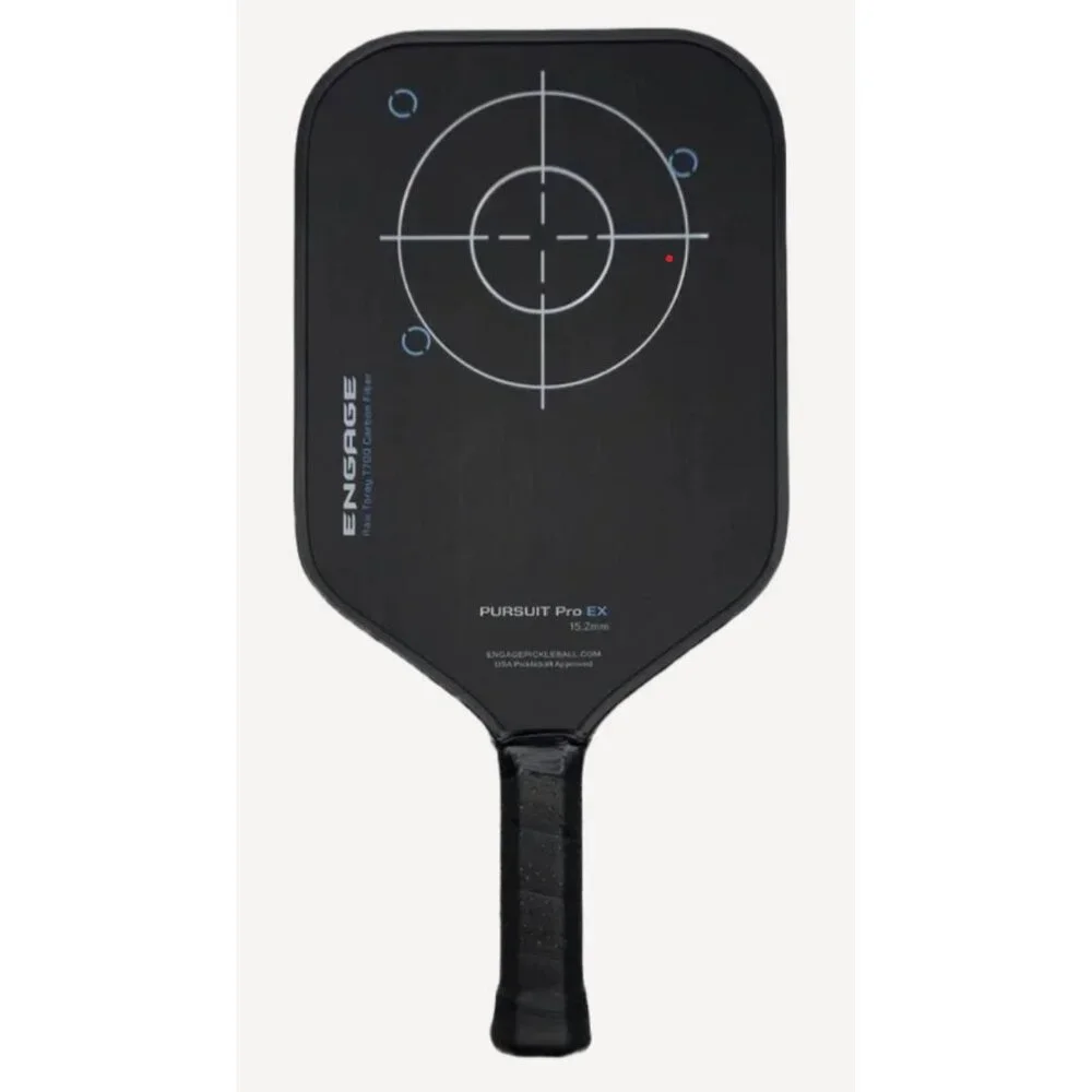 Engage Pursuit Pro EX 15.2mm Pickleball Paddle Raw Carbon Fiber Fierce Blue NEW - Picture 7 of 7
